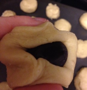 dark chocolate mint wafer cookies