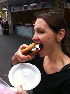 Fiona Lucia of York is a vegetarian, but bunnies made of chocolate don't count! "Even as a kid I wanted to eat all of the chocolate in my Easter basket in one sitting," she said.