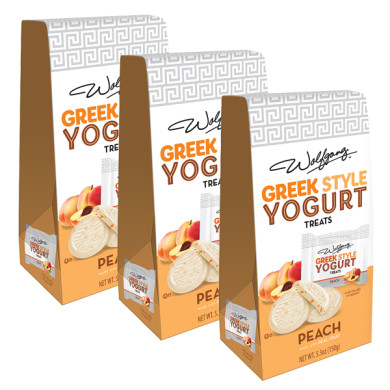 Greek Style Yogurt Treats – Peach